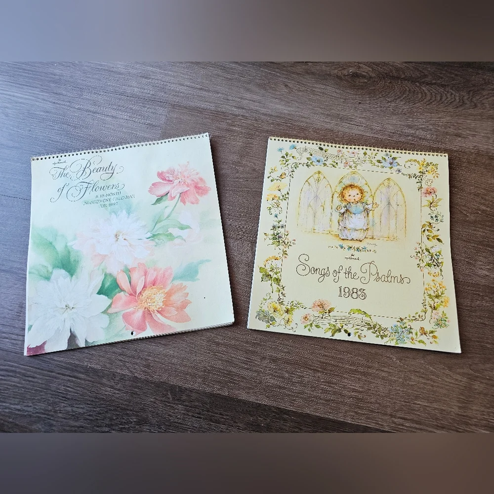 Vintage 1982 & 1983 Hallmark Calendars 